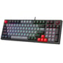 Клавиатура GamePro MK120 Red Switch USB Black (MK120R): Интерфейс подключения USB