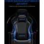 Кресло игровое Anda Seat Luna Color Size L Black/Blue PVC фото 10