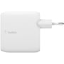 Зарядний пристрій Belkin USB-C Wall Charger GAN 50 + 18W White (WCH003VFWH): Тип мережеве