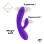 Гибкий вибратор кролик с двумя моторами FeelzToys Lea Rabbit Vibrator Medium Purple: Для кого Для женщин