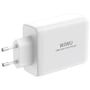 Зарядний пристрій WIWU Wall Charger 3xUSB-C+USB GaN TR257-AEU 100W White: Тип сетевое