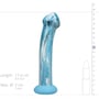 Стеклянный дилдо Gildo - Ocean Ripple Glass Dildo фото 7