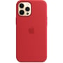 Чохол для iPhone Apple Silicone Case with MagSafe (PRODUCT) Red (MHLF3) for iPhone 12 Pro Max: Матеріали силікон