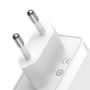 Зарядное устройство Baseus Wall Charger GaN5 Pro 2xUSB-C+USB 140W with USB-C Cable White (CCGP100202): Количество USB-портов 3