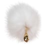 Анальна пробка LOCKINK Sevanda White Fox-Tail Anal Rose-shape Plug: Особливості С хвостиком