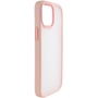 Чохол для iPhone Mobile Case TPU+PC Metal Buttons Pink for iPhone 13: Матеріали поликарбонат и полиуретан