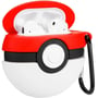 Чехол для наушников TPU Case Pokemon Pokeball Red-white for Apple AirPods