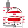 Намет Wechsel Pathfinder UL Green (231085): Матеріал тенту Nylon 40D 240T Ripstop Double Siliconszed DWR