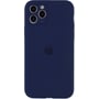 Чохол для iPhone Mobile Case Silicone Case Full Camera Protective Blue/Deep Navy for iPhone 14