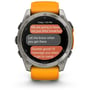 Смарт-годинник Garmin Fenix 8 AMOLED 51mm Sapphire Titanium з Spark Orange/Graphite Silicone Band (010-02905-11) фото 10