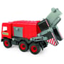 Мусоровоз Wader Middle truck красный (39488)