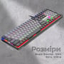 Клавіатура GamePro MK145R Red Switch Low Profile Dark Gray фото 9