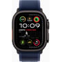 Apple Watch Ultra 2 GPS + Cellular 49mm Black Titanium Case with Blue Trail Loop - M/L UA: Екран OLED LTPO2 (яркость до 3000 нит) с технологиями Always-On Retina / 410х502 пикселей