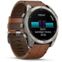 Смарт-часы Garmin Fenix 8 AMOLED 51mm Sapphire Carbon Grey DLC with Chestnut Leather Band (010-02905-40) фото 10