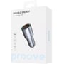 Зарядний пристрій Proove Car Charger 2хUSB Double Energy 36W Metal Gray: Кабель в комплекті отсутствует