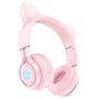 Навушники Hoco W39 Cute Cat Ear Pink: Тип конструкції накладные