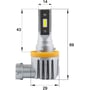 LED лампы Sho-Me F3 H11 20W: Цветовая температура, K 6500