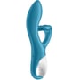 Вібратор кролик із потрійним відростком Satisfyer Embrace me Turquoise: Діаметр, см 3.6