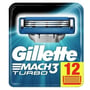 Gillette Mach3 Turbo Змінні касети для гоління 12 шт