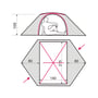 Палатка Terra Incognita Skyline 2 (зелёный): Количество мест 2