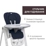 Стульчик для кормления Chicco Polly Magic Relax синий (79502.64.00): Наклон спинки 4 положения