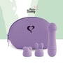 Мини-вибратор FeelzToys Mister Bunny Purple с двумя насадками: Для кого Для женщин