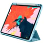 Аксессуар для iPad WIWU Defender Protective Case with Pencil holder Blue for iPad 10.2 2019-2021/iPad Air 2019/Pro 10.5: Особенности трансформируется в подставку, Надежная защита от царапин и загрязнений, отделение для стилуса, защит