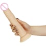 Фаллоимитатор Naked ADDICTION 9" Silicone Dual Density Bendable Dildo - Vanilla: Наличие вибрации Нет