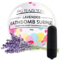 Бомбочка для ванни з віброкулею Big Teaze Toys Bath Bomb Surprise Lavender