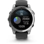 Смарт-годинник Garmin Fenix E 47mm Stainless Steel with Black Silicone Band (010-03025-00) фото 11