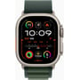 Apple Watch Ultra 2 GPS + Cellular 49mm Natural Titanium Case with Dark Green Alpine Loop - Large UA: Екран OLED LTPO2 (яркость до 3000 нит) с технологиями Always-On Retina / 410х502 пикселей