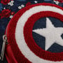 Рюкзак Loungefly LF Marvel Captain America 80th Anniversary Floral Shield Mini (MVBK0165): Розмір M (130-145 см)