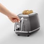 Тостер DeLonghi CTOT 2103 GY: Знімний піддон для збору крихт есть