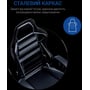 Кресло игровое Anda Seat Luna Color Size L Black/Blue PVC фото 13