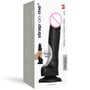 Реалистичный фаллоимитатор Strap-On-Me Sliding Skin Realistic Dildo Black - XXL: Мошонка Есть