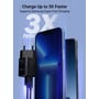 Зарядное устройство Choetech Wall Charger USB+USB-C GaN 33W Black (PD5006): Особенности Быстрая зарядка, Power Delivery (PD), USB-C