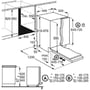 Вбудовувана посудомийна машина Electrolux EEG62300L: Місткість (комплектів) 9