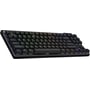 Клавиатура Logitech G PRO X TKL Lightspeed Tactile USB UA Black (920-012136): Количество клавиш 87