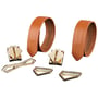 Наручники LOCKINK Wristcuffs/Anklecuffs Brown Set фото 5