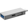 Адаптер WIWU Adapter T02 Pro USB-C to 2xUSB+USB-C Silver: Додаткові роз'єми USB OTG, USB-C