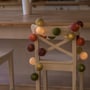 Гірлянда Cotton ball lights на 50 куль 7,5м, Forest Fruit: Тип Бавовняні кульки