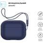 Чохол ArmorStandart Silicone Case with straps Dark Blue (ARM68609) для Apple Airpods Pro 2: Тип Чехол