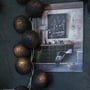 Гирлянда Cotton ball lights на 10 шаров 2,7м, Black: Применение Для дома