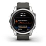 Смарт-годинник Garmin Fenix 7S Pro Solar Silver with Graphite Band (010-02776-01): Матеріал корпуса Армований волокном полімер із металевою задньою кришкою