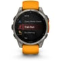 Смарт-часы Garmin Fenix 8 AMOLED 47mm Sapphire Titanium with Spark Orange/Graphite Silicone Band (010-02904-11) фото 11