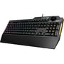 Клавіатура ASUS TUF Gaming RGB Black (90MP01X0-BKMA00): Тип клавіш механический