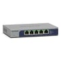 Сетевой коммутатор Netgear MS105 (MS105-100EUS): Порты только Gigabit Ethernet (10/100/1000)