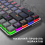 Клавіатура GamePro MK122R Red Switch Low Profile Dark Gray: Тип клавіатури игровая