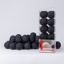 Гірлянда Cotton ball lights на 10 куль 2,7м, Black: Кількість ламп 10