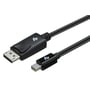 Кабель і перехідник 2E mini DisplayPort - DisplayPort (M/M) 2 м Black (2E-W1704): Тип кабель